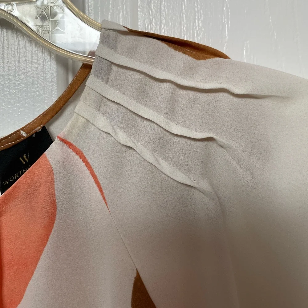 Sheer Polyester Blouse from Worthington Petite - Picture 4 of 11